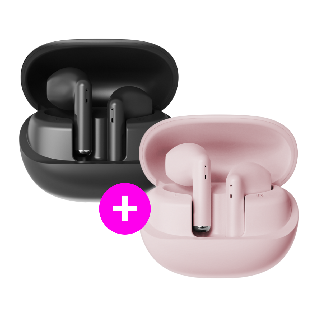 Akčný set 2× Beans 4 Black + Pink