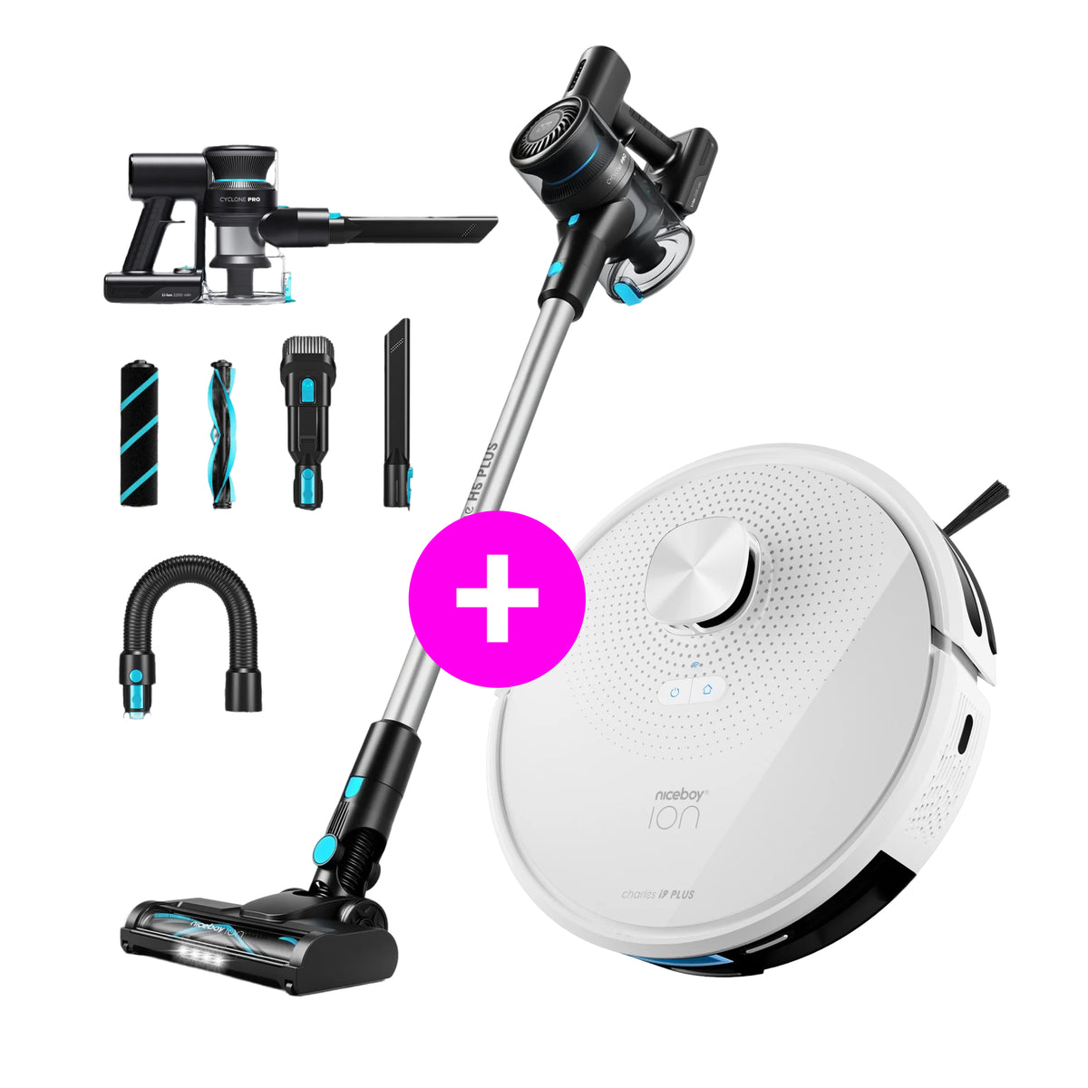 Akční set Charles i9 Plus White + Hurricane H5 Plus