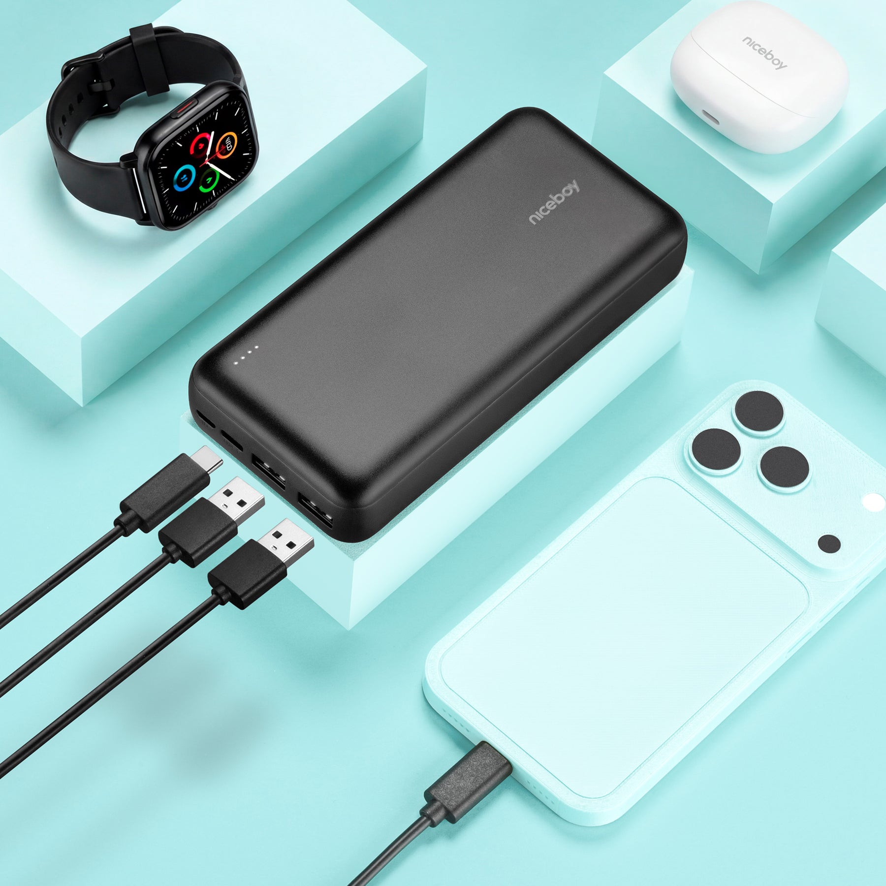 Niceboy PowerBank 20.000 mAh